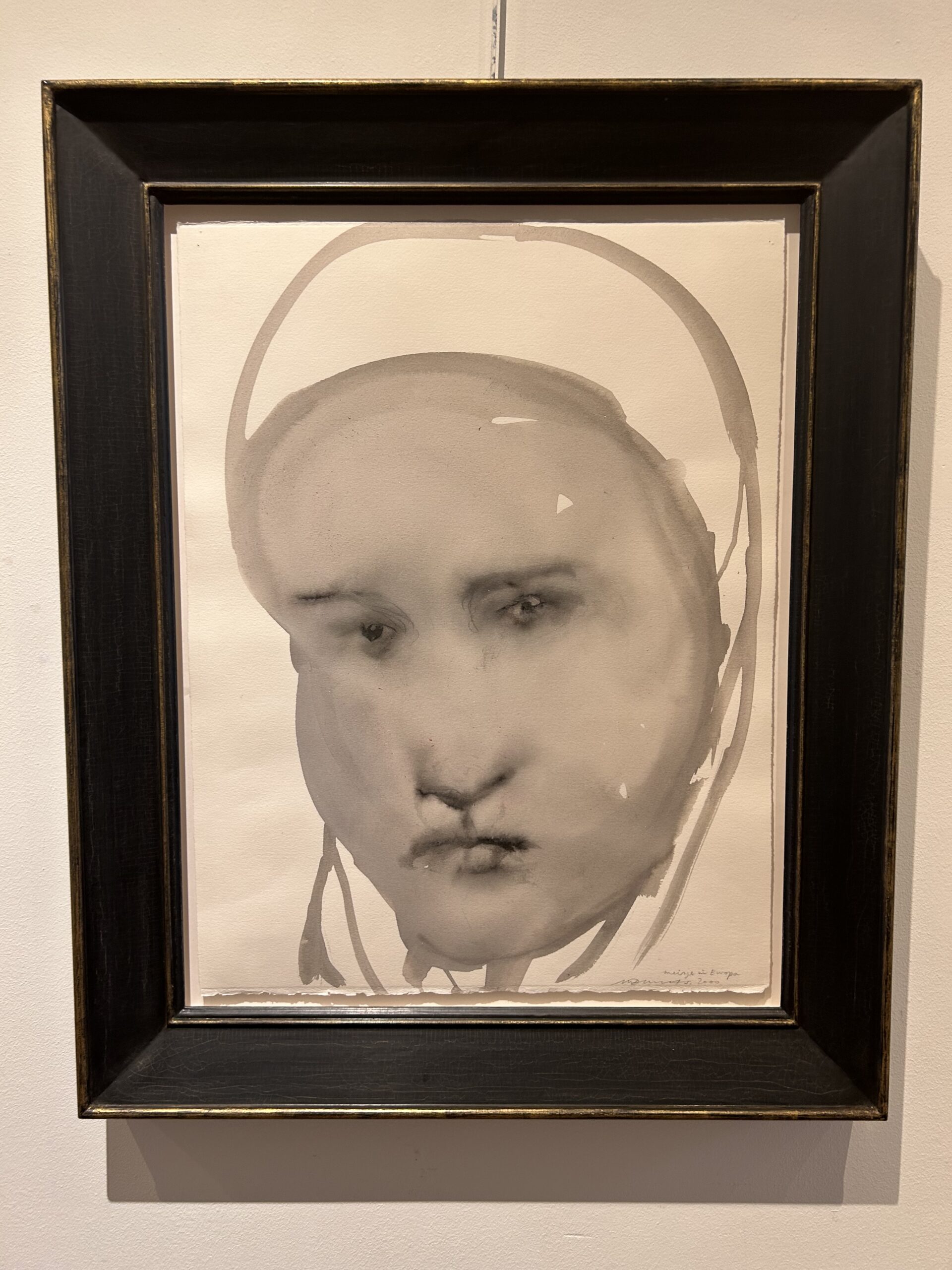 MARLENE DUMAS (1953) <BR> MEISJE IN EUROPA (2000)